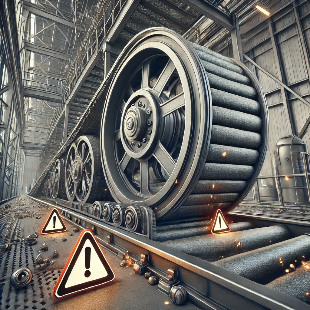 مشکل فنی در درام نوار نقاله و اختلال در انتقال مواد